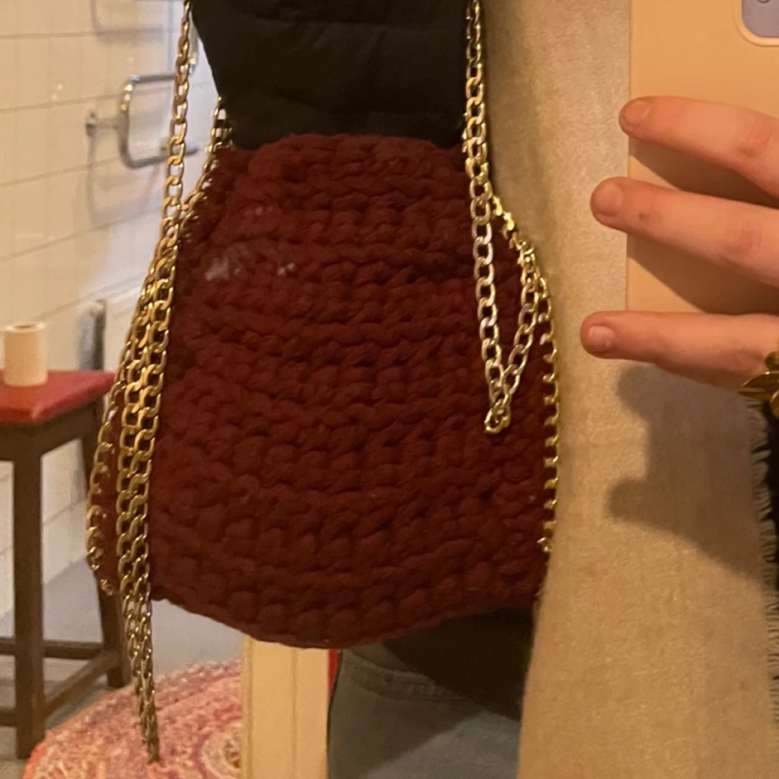 röd väska - 91