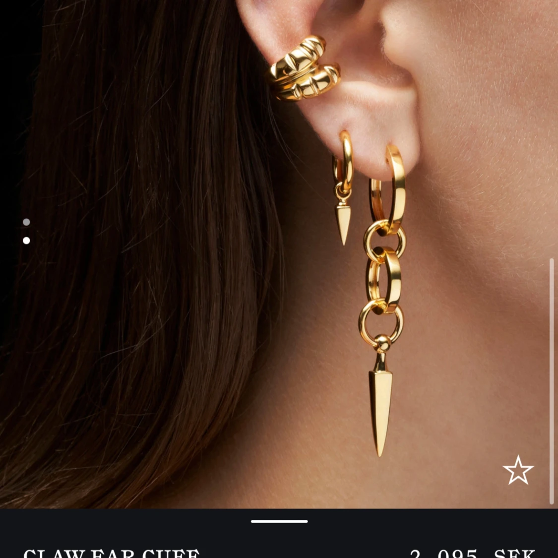 Maria Nilsdotter örhänge - 90