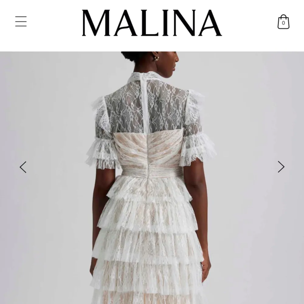 Jättesnygg klänning från By Malina som är i nyskick. Klänningar.