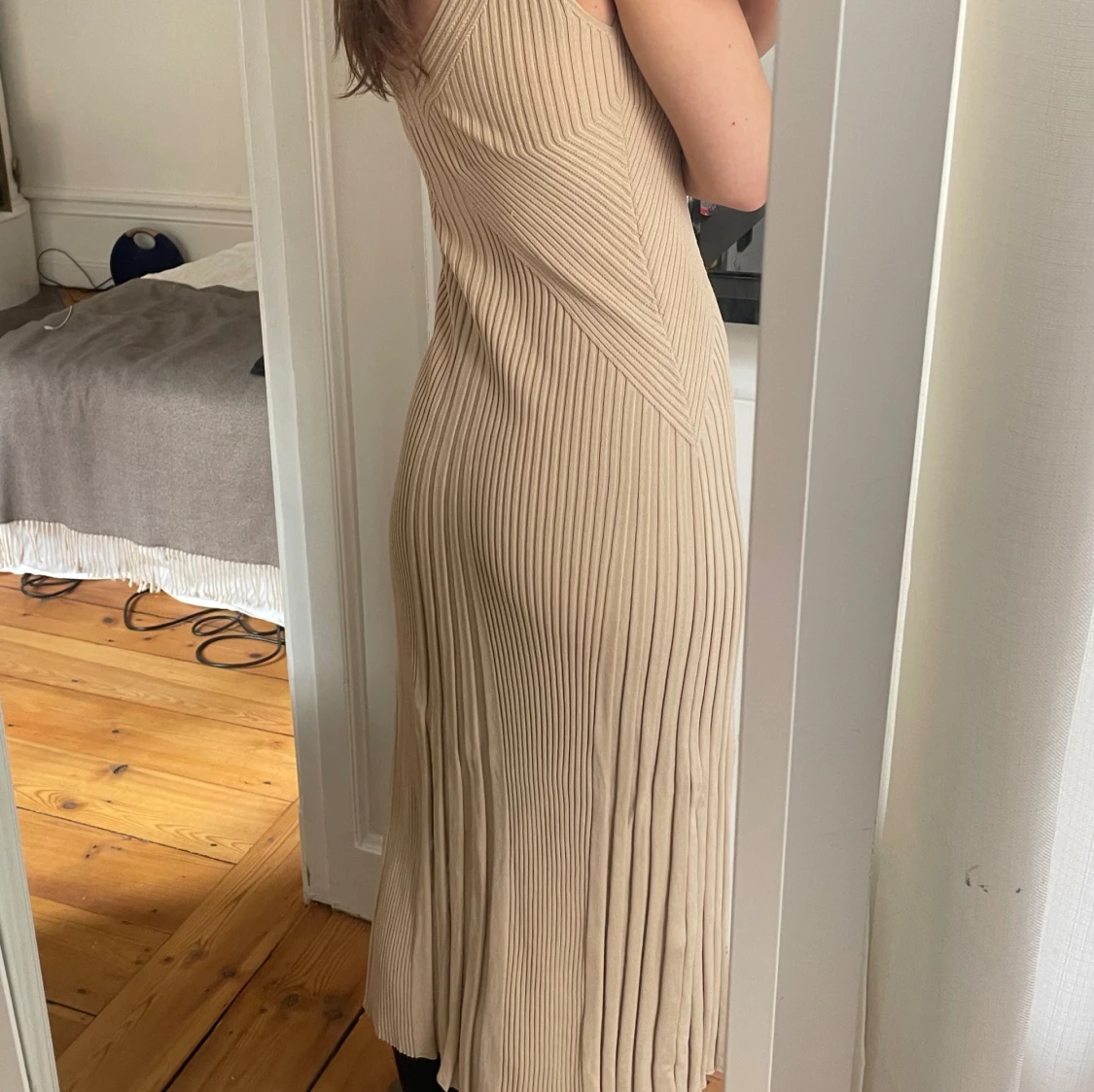 Stickad långklänning - 91