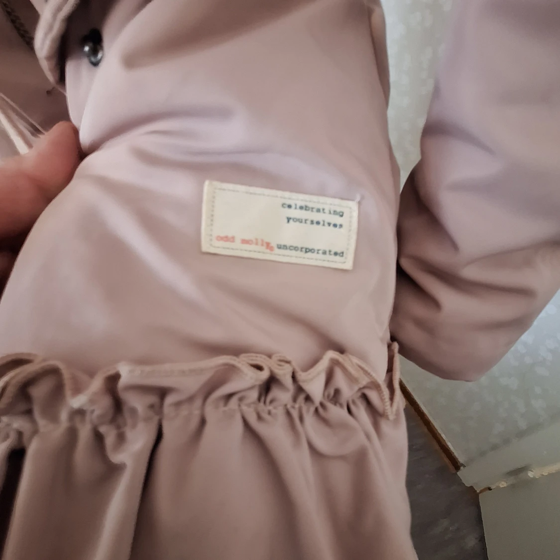 Odd molly hooded pile parka vintige i nyskick stl.1 - 93