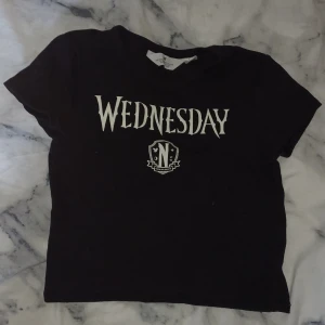 Wednesday tröja  - Jag säljer denna wednesday tröja från HM för 35 kr ink frakt 🥰Storlek 146/152 🫶🏻