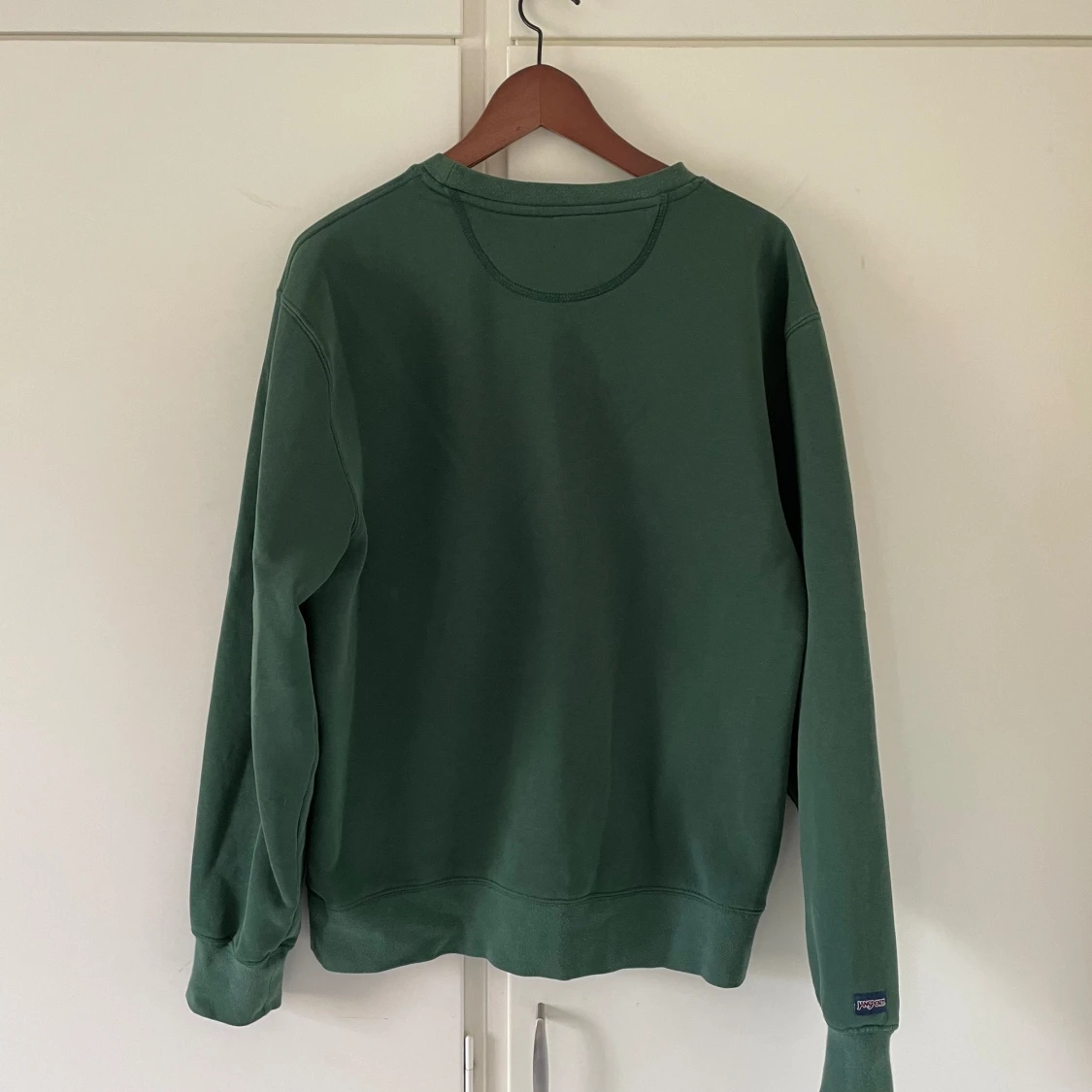 Grön collegetröja  - 90