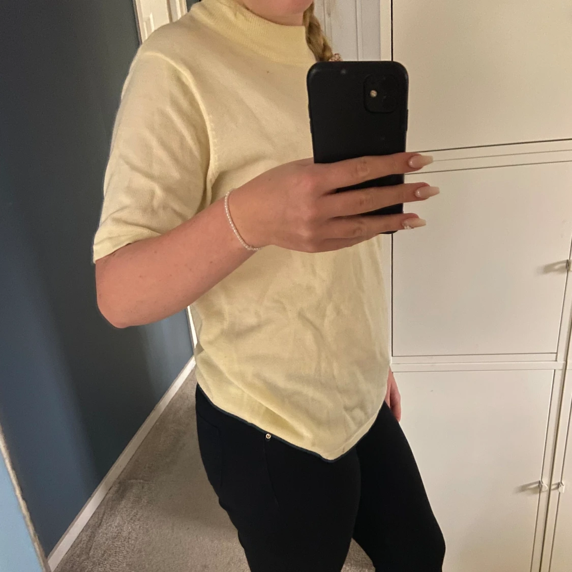 Stickad T-shirt - 90