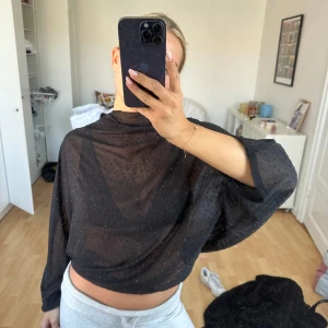 Glittertopp - Säljer denna coola toppen från zara! Nästintill oanvänd och passar perfekt till utekvällar. 