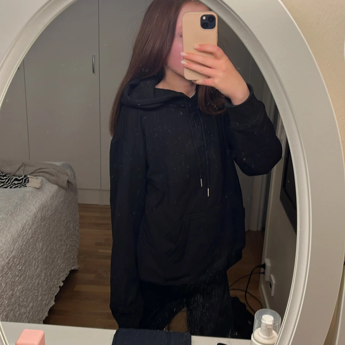 Svart h&m hoodie❤️ - 91
