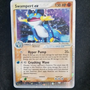 Swampert ex  - Rare holo 95/95  Skickas i sleeve och top holder 