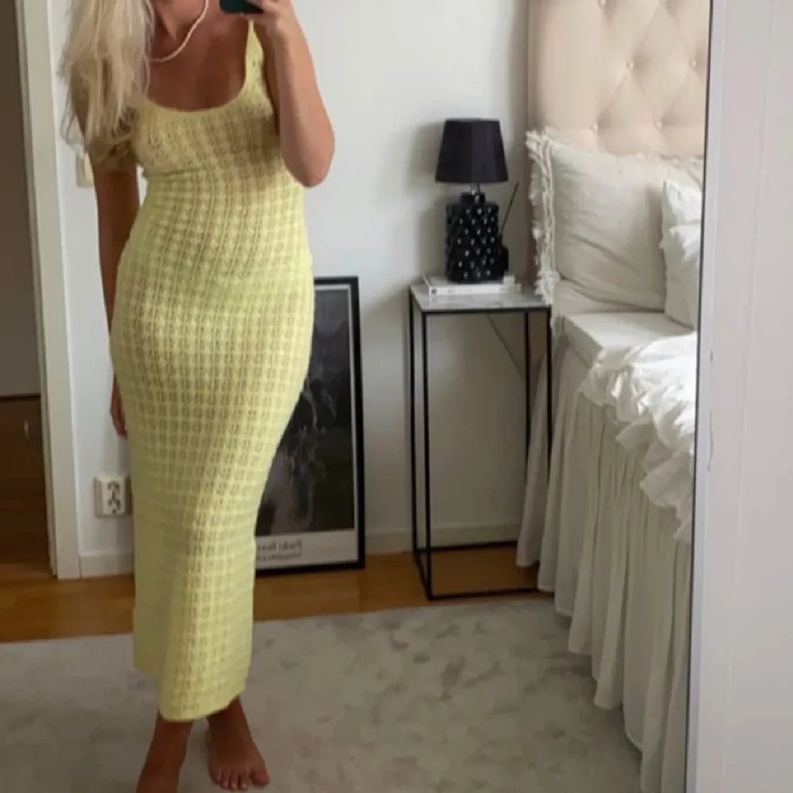 Gul zara klänning - 90
