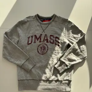 Säljer en superfin sweatshirt från champion med Umass tryck. Storlek M.