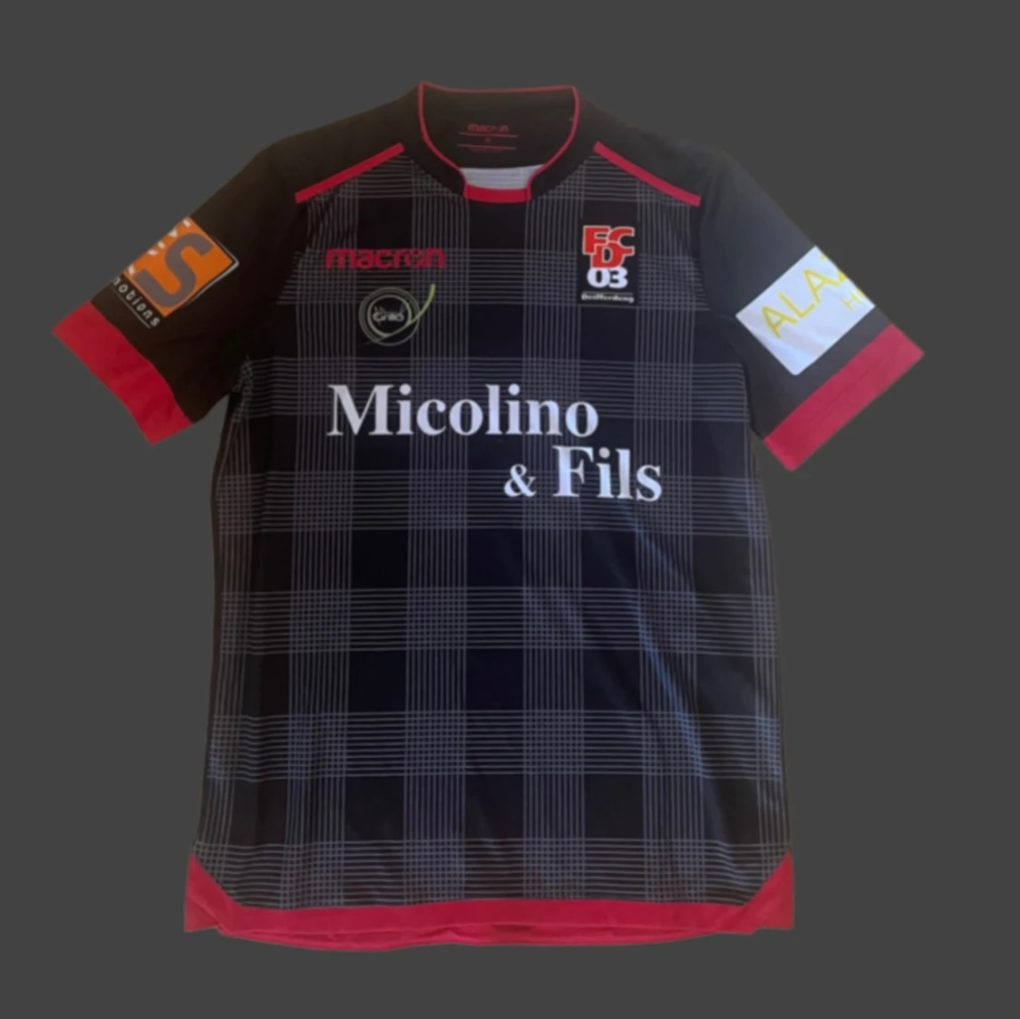 Differdange03 match worn shirt ”Firad Ikene signerad ”