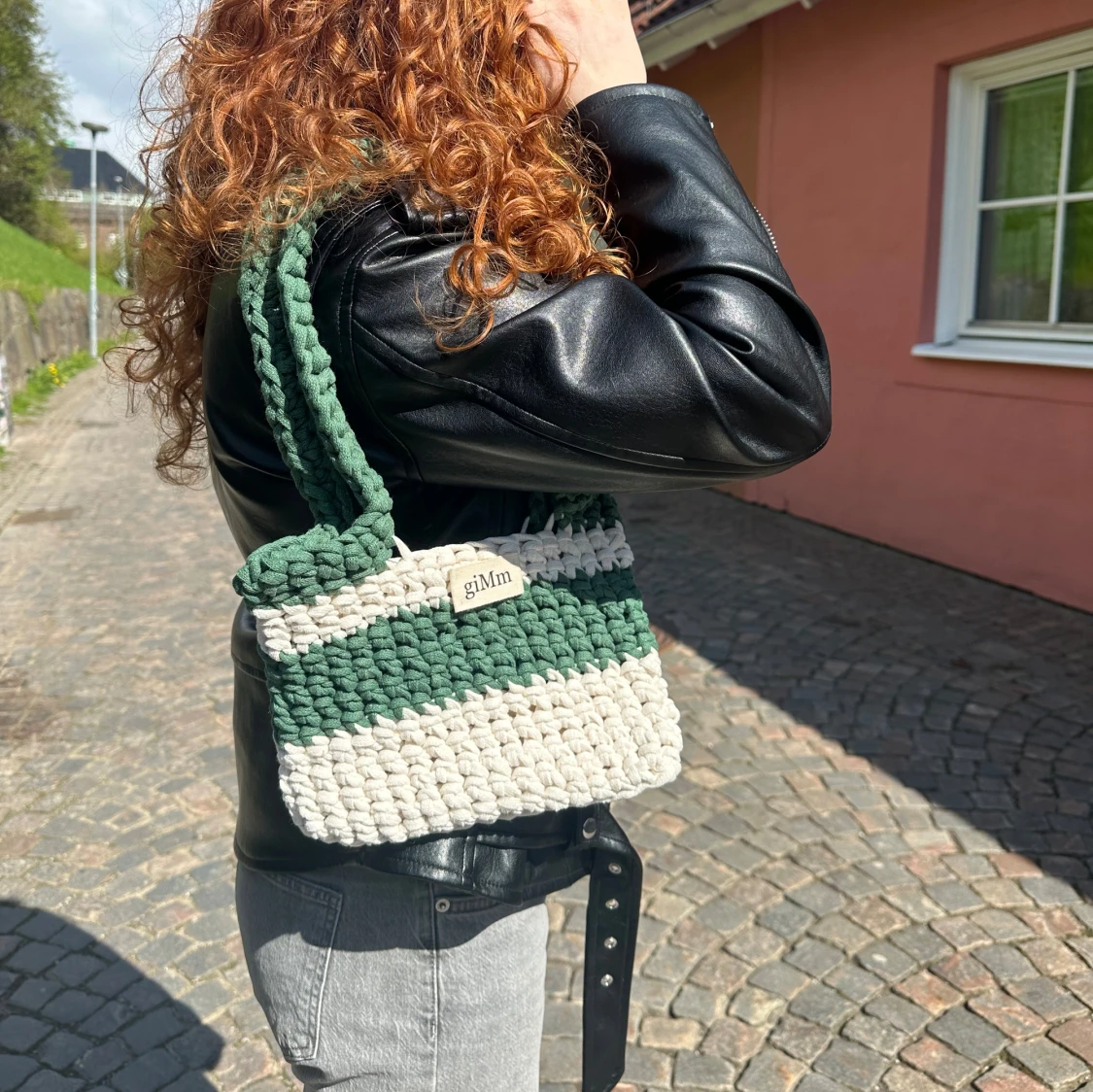 Söt virkad väska - 90