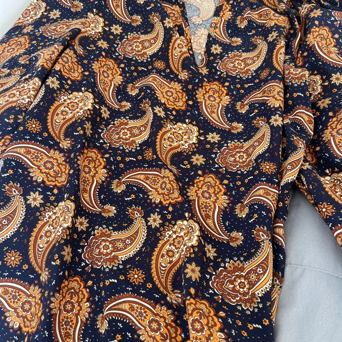 70-tals blus utan knappar