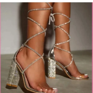 Bling rhinestone Klackskor - Helt oanvändna, strl 36/37❤️