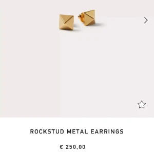 Valentino örhängen - Säljer dessa helt oanvända valentino örhängen jag fick i julas , aldrig använda helt nya från butiken i NK