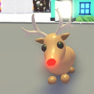 Neon fly ride reindeer - Går inte först Tar bara swish