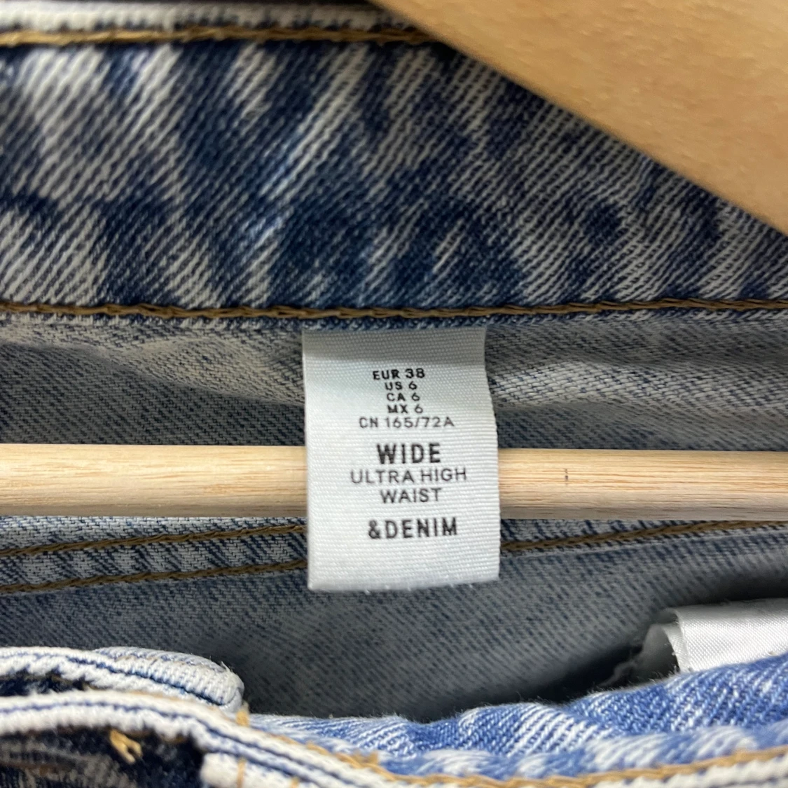 Blå jeans wide - 91