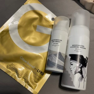 Lyko hudvård - Produkter som jag fått i en goodiebag från lyko som jag tyvärr inte haft användning av. Det är en face cleanser, en ansiktskräm och en ansiktsmask.