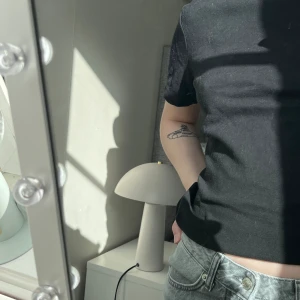 T shirt - Enkel svart t-shirt som passar till allt. Köpt på second hand men kommer inte till användning. Tröjan är i fint skick och har inga speciella tecken på användning. 