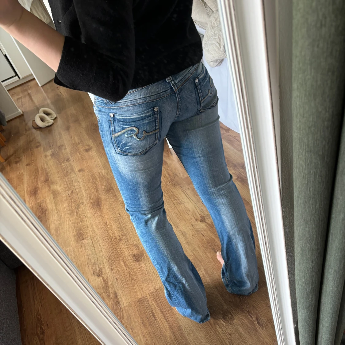 Lågmidjade jeans