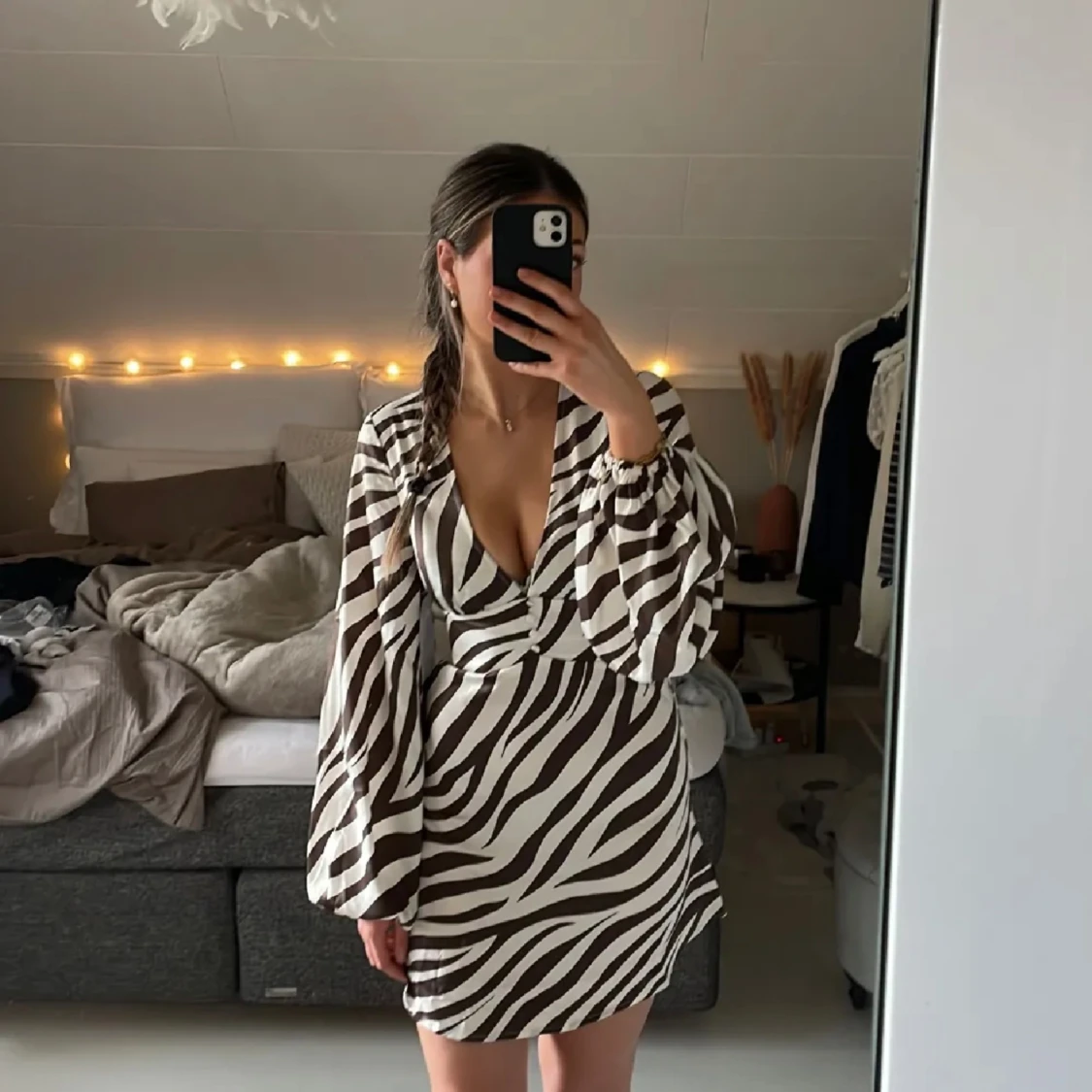 Zebra klänning