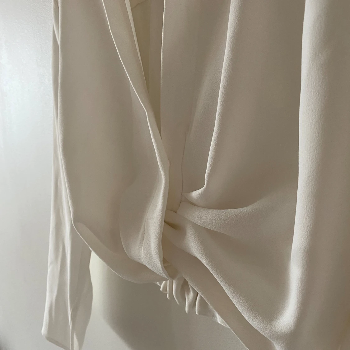 Vit blus/skjorta - 90