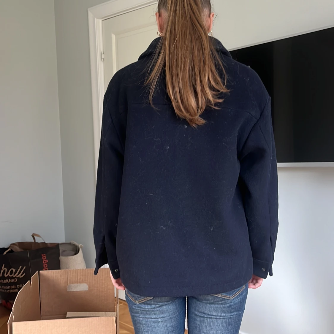 Mörkblå kappa - 91
