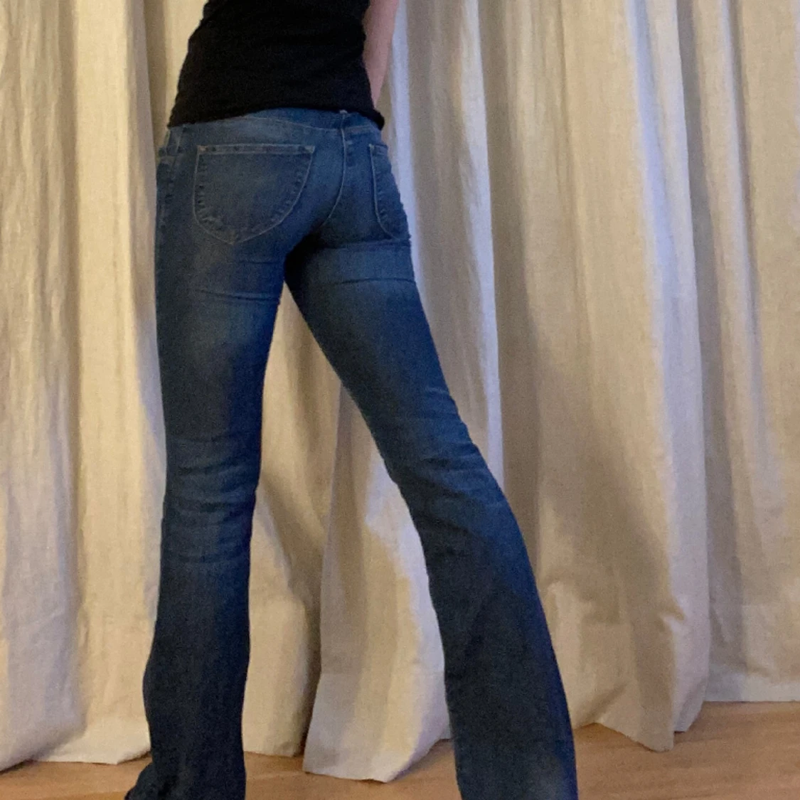 Lågmidjade bootcut jeans - 90