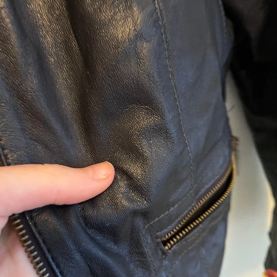 Skit snygg läder jacka! - 91