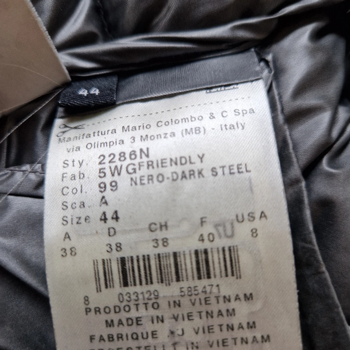 Colmar dunjacka strl 38 - 90