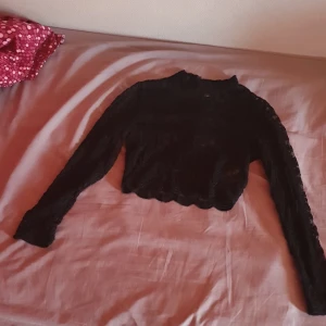 Svart spetströja - Svart spetströja som är croppad. Storlek S, inte använd då den inte passade.