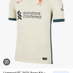 Liverpool borta tröja säsong 21/22 - Söker en Liverpool tröja som är på bilden och som är i bra skick och som är i storleken S