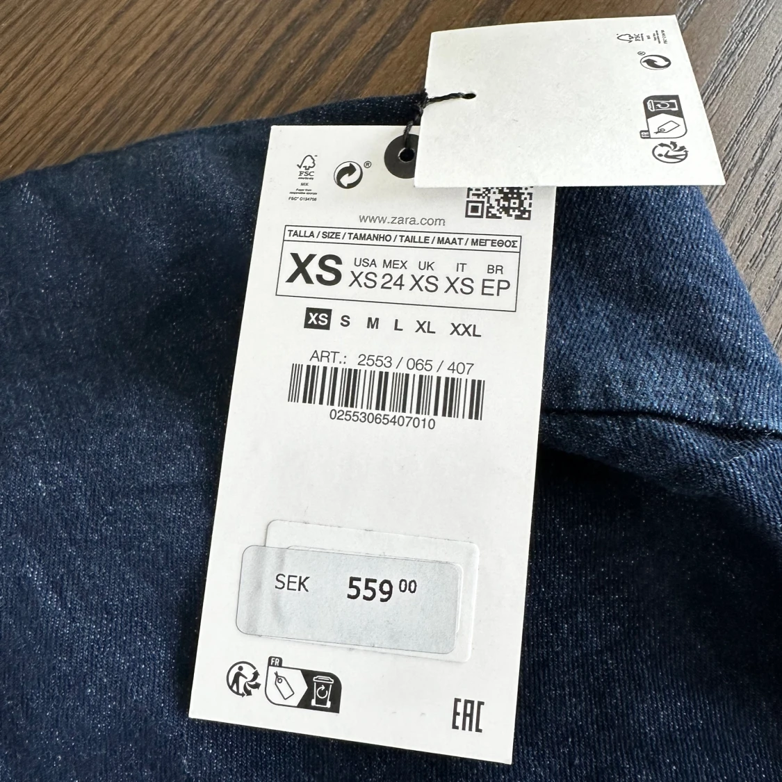 Long denim dress - 90