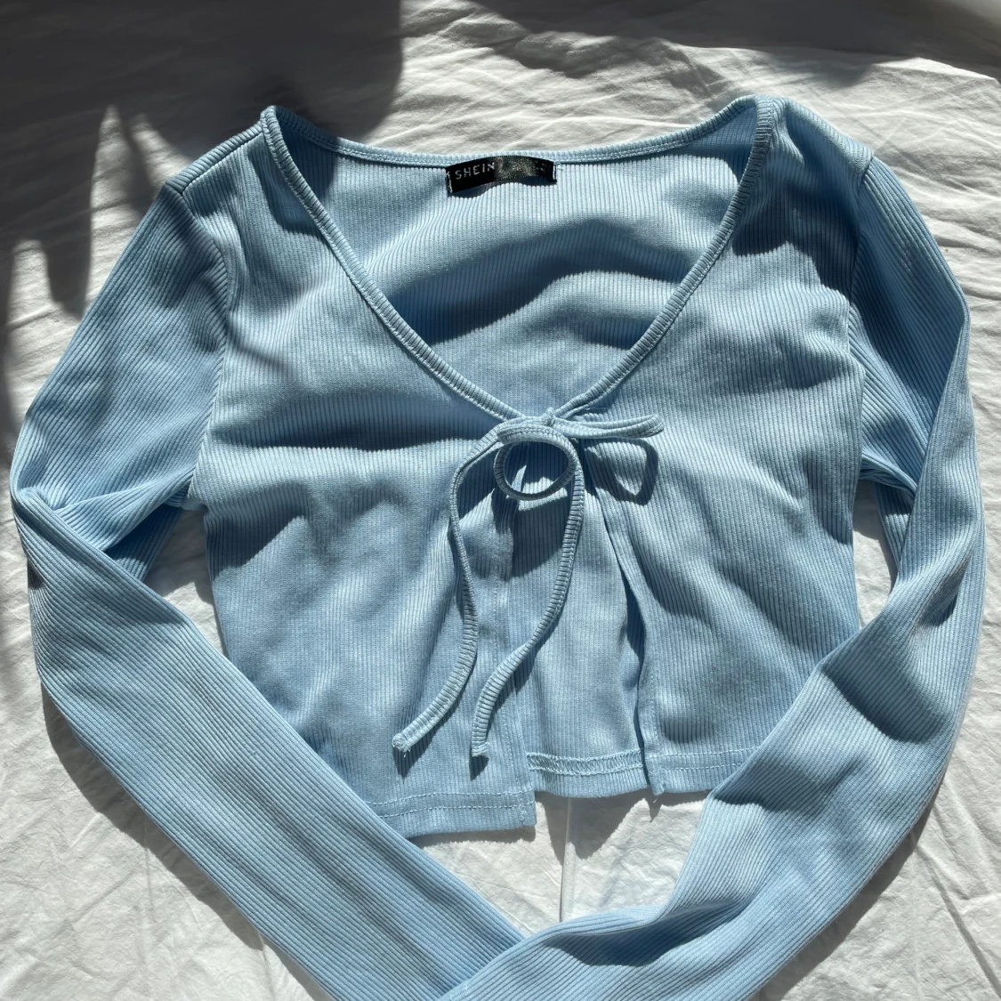 Blå knyt kofta - 90