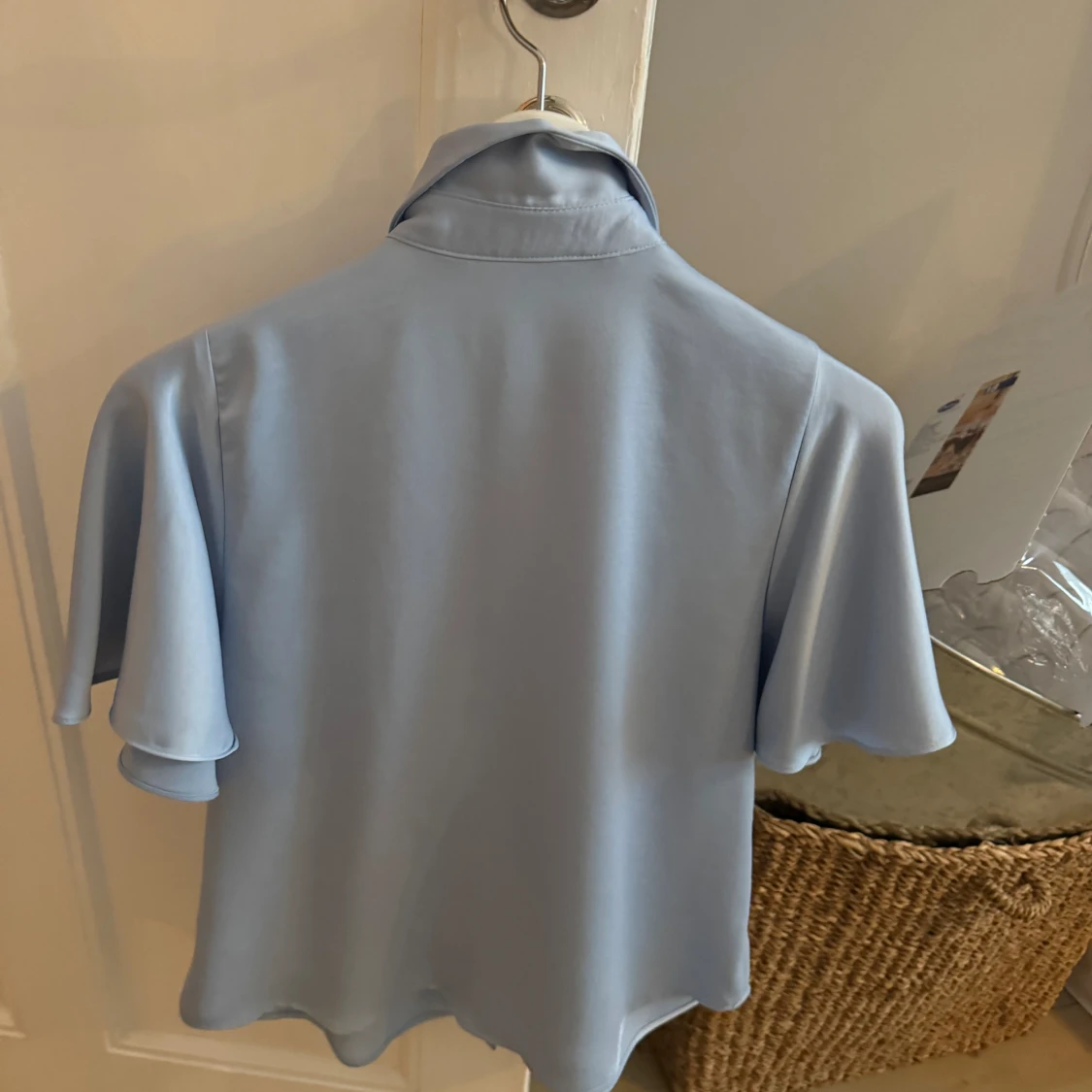 Super fin satin blus - 90