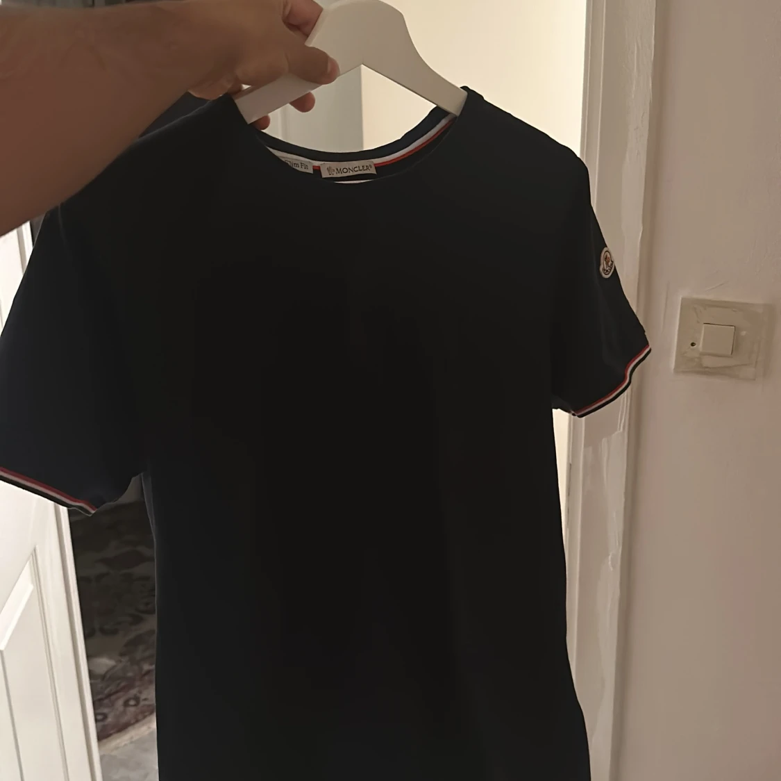 Blå Moncler tshirt 