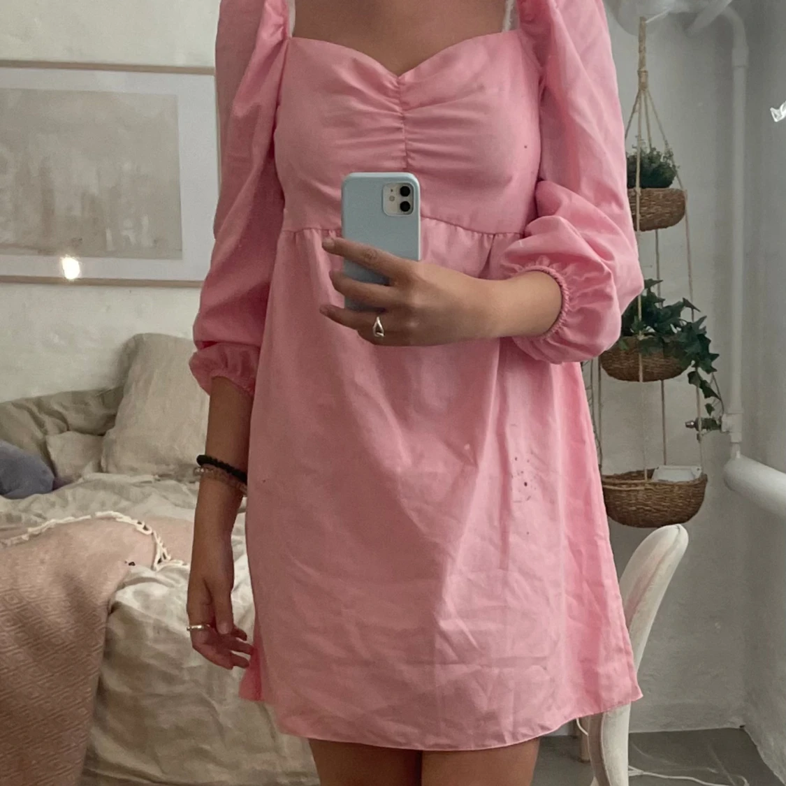 Söt rosa klänning  - 91