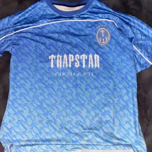 En blå Trapstar T-shirt i bra skick 