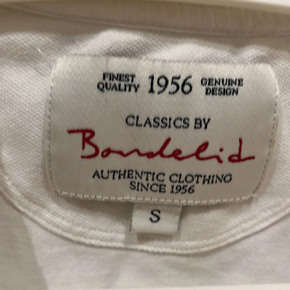 Vit mycket fin pikétröja - 91