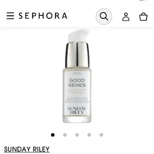 Hudvård/Skincare- Good genes by Sunday Riley - Expensive Glycolic Acid Treatment som jag säljer för hälften av ordinarie pris (959kr).  Mitt nuvarande pris (479kr). Jag står för frakt kostand. Kan eventuellt gå ner i pris buda/skriv i chatten. Självklart aldrig använd, gåva.