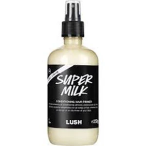 Lush supermilk balsamspray - Den virala balsamsprayen/leave in conditionern från Lush som doftar otroligt gott! Elegant vaniljdoft som håller i jätte länge, snarare än återfuktande hårparfym skulle jag säga. Helt ny och oanvänd!🌺