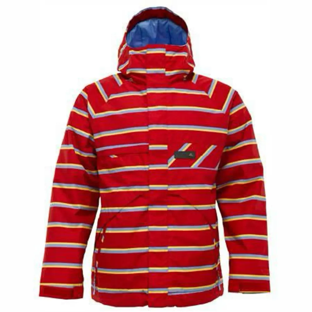 Burton Snowboard Jacket Poacher (Red,Yellow,Blue).  Skid/snowboard-jacka med snöskydd från Burton. Storlek: M (fits true to oversized size) Skick: 9/10 (använd fåtal gånger, nyskick) Inköpspris: 1099:-. Jackor.