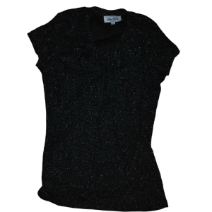 glittrig topp  - glittrig tight topp med snörning kring halsen, som går att knyta stl s-xs