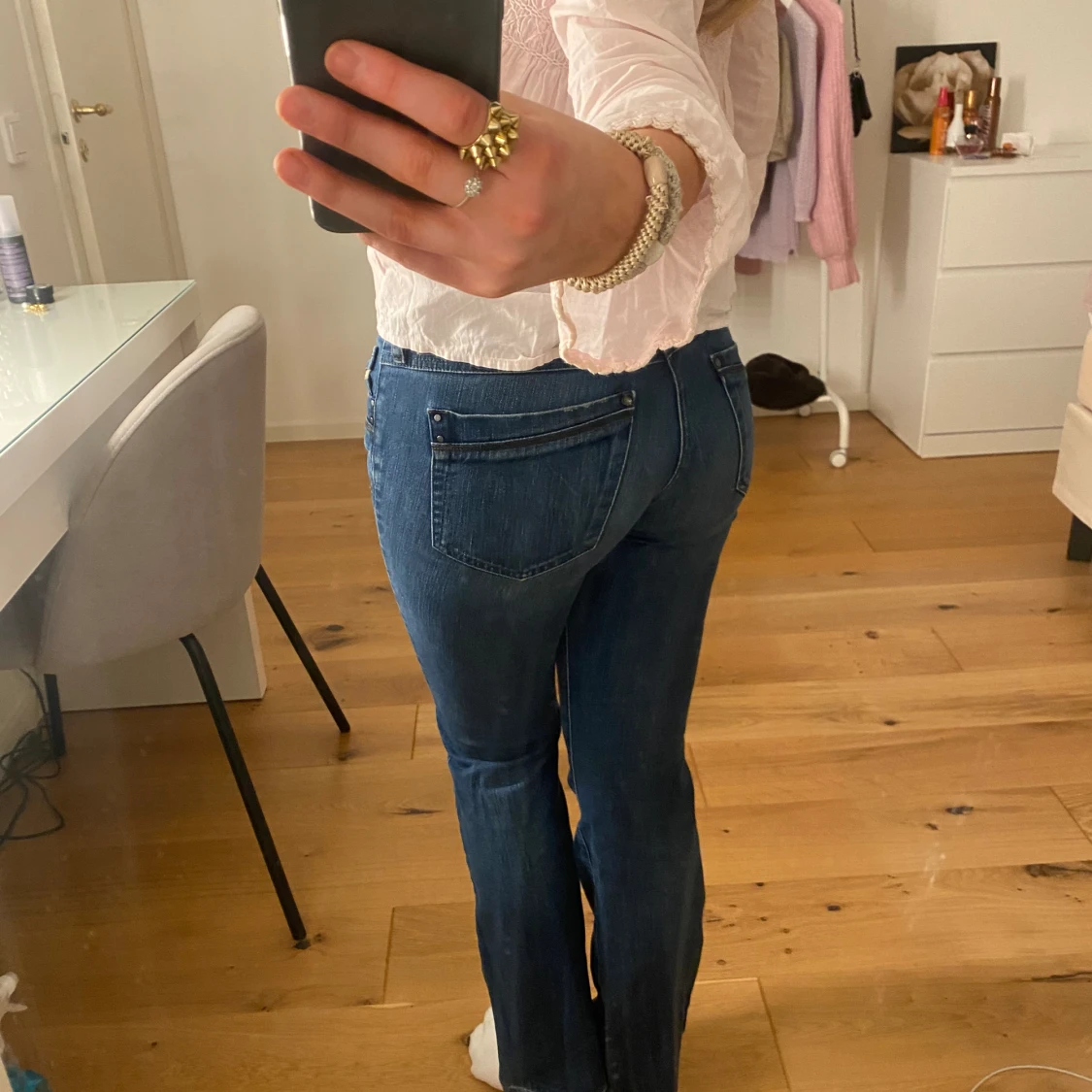 Lågmidjade jeans💕 - 90