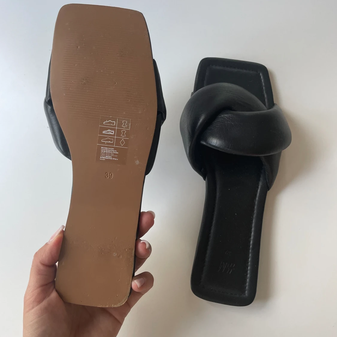 Slip ins i läder  - 90