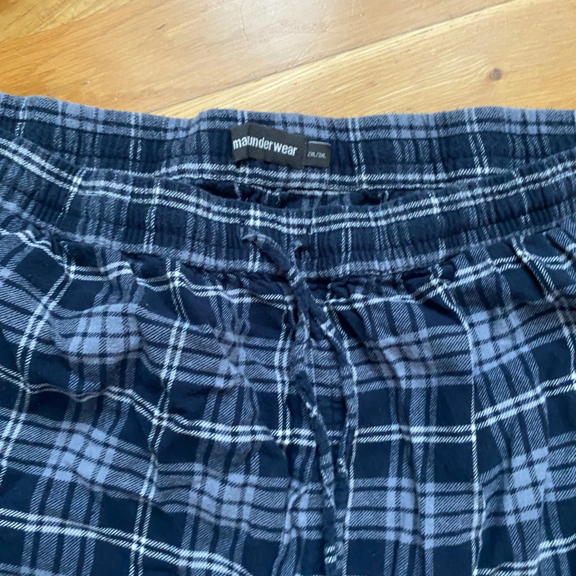 Blå pyjamas byxor - 91