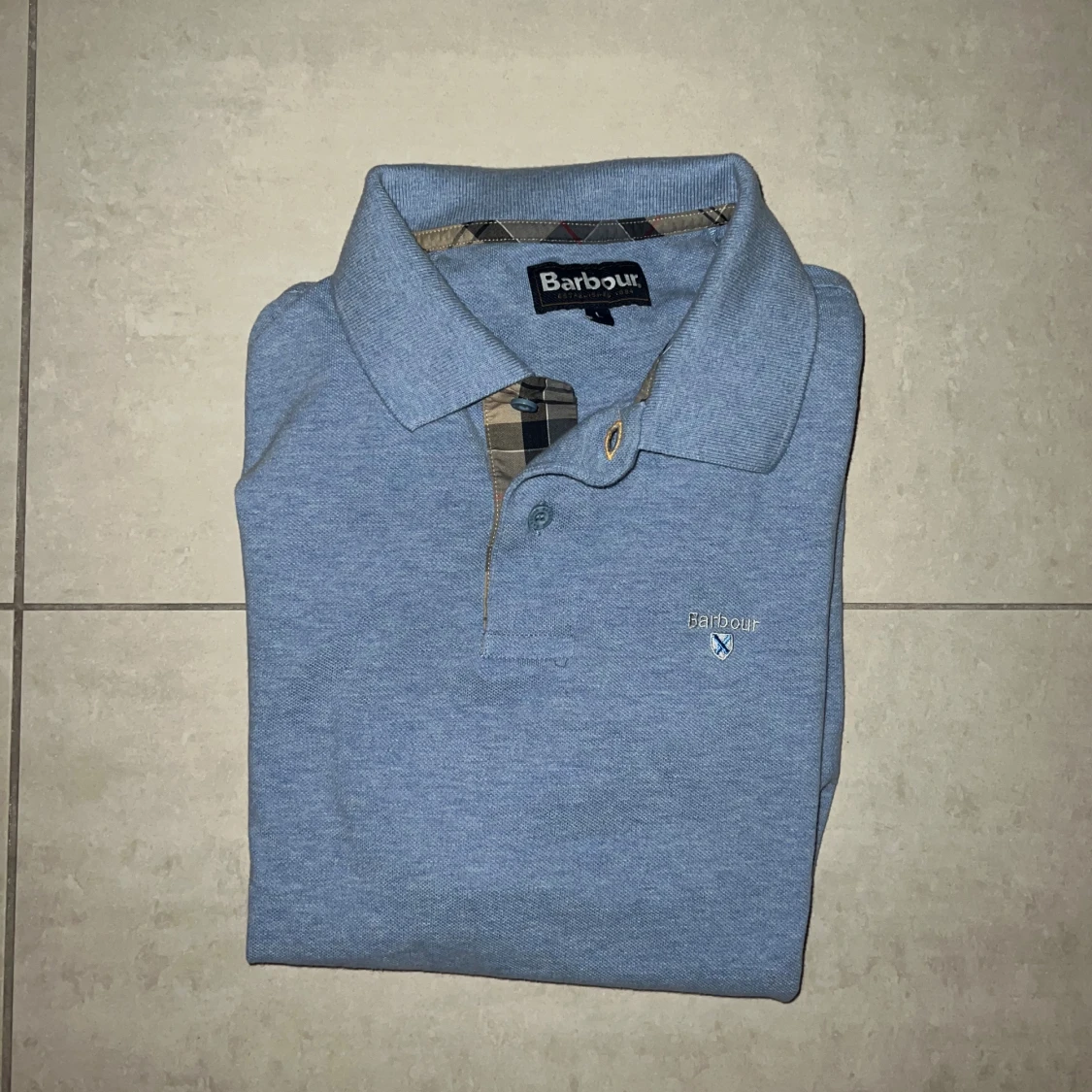 Barbour Piké ljusblå - 90