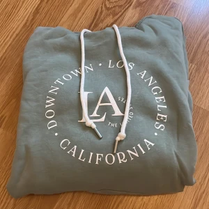 Hoodie - Säljer denna jätte fina hoodie från hm används ej då jag föredrar zipup, skriv för fler bilder😊storek M säljer för 80+ frakt