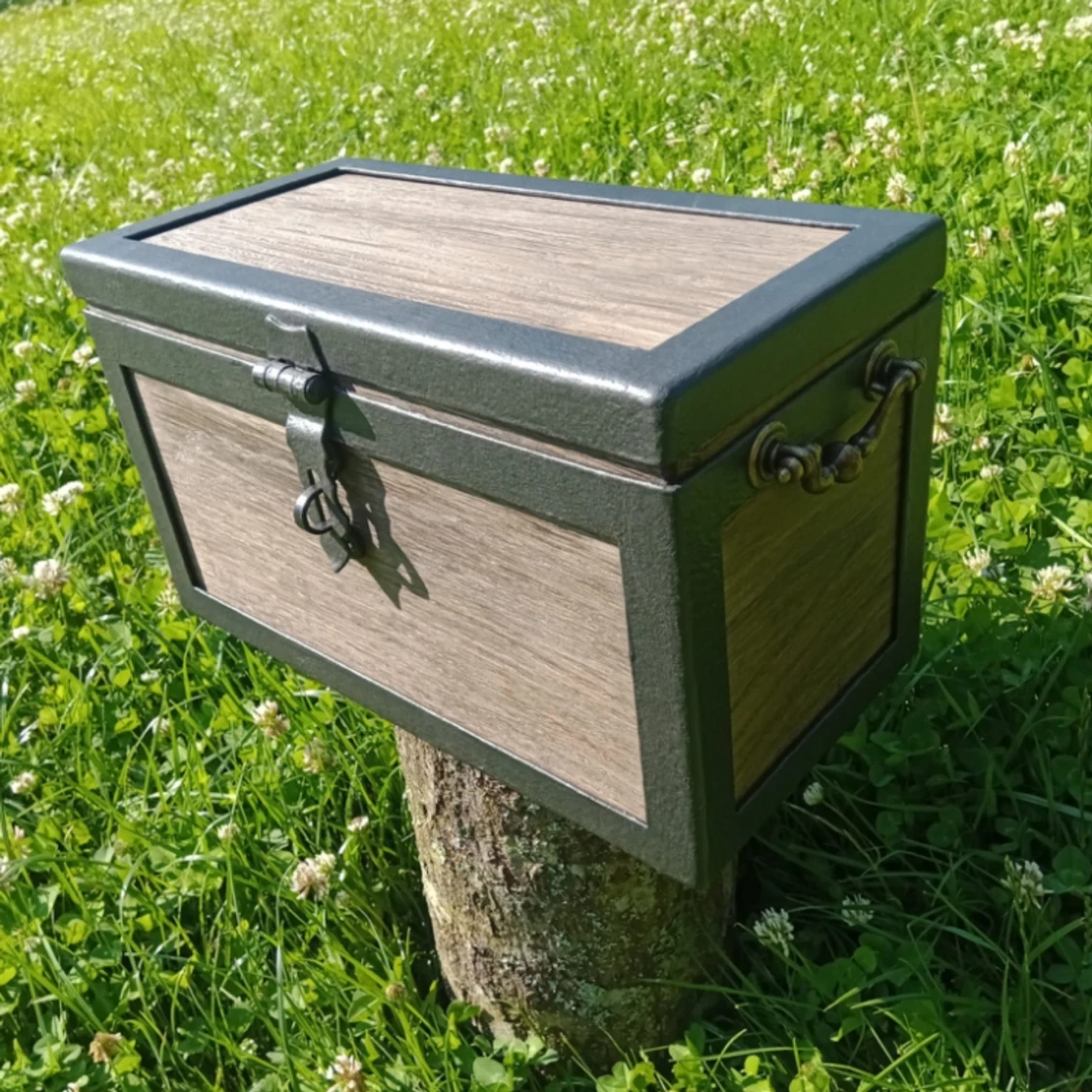 Trälåda-handgjord(den storlekar 30*15*15