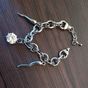 2 st silver armband - 2 st silverarmband