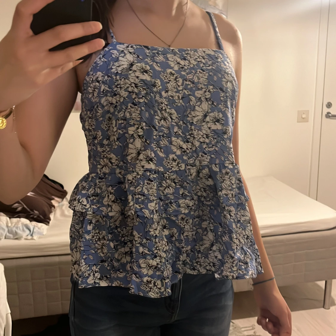 Blommigt linne  - 90